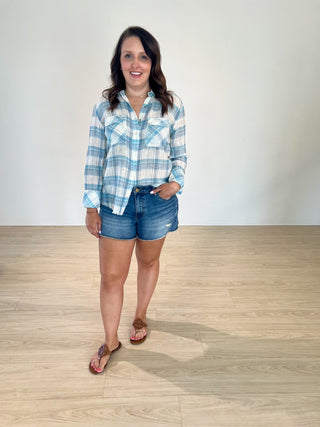 Valeria Plaid Button Down