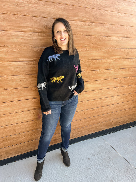Stella Cheetah Sweater