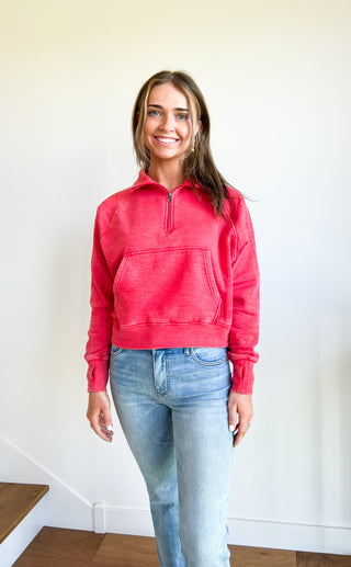 Hailey 1/4 Zip Without Hood