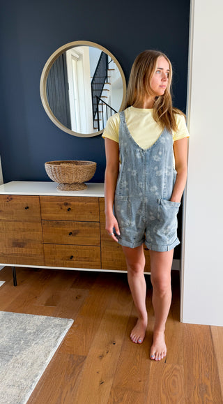 Floral Overalls