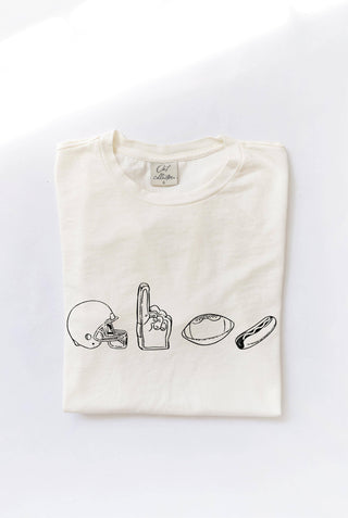 Football Row Graphic Tee