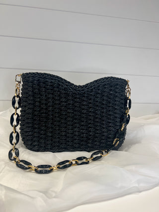 Aurora Straw Purse
