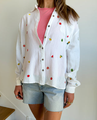 Fruit Button Down