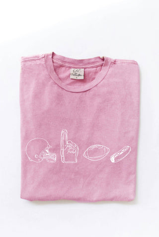 Football Row Graphic Tee