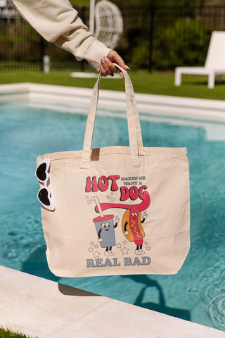 Legally Blonde Hot Dog Tote