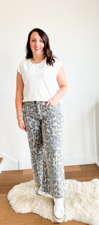 Gail Leopard Pants