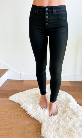 Coated High Rise Super Skinny