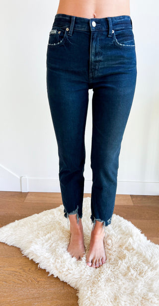 Manifest High-Rise Straight Leg Denim