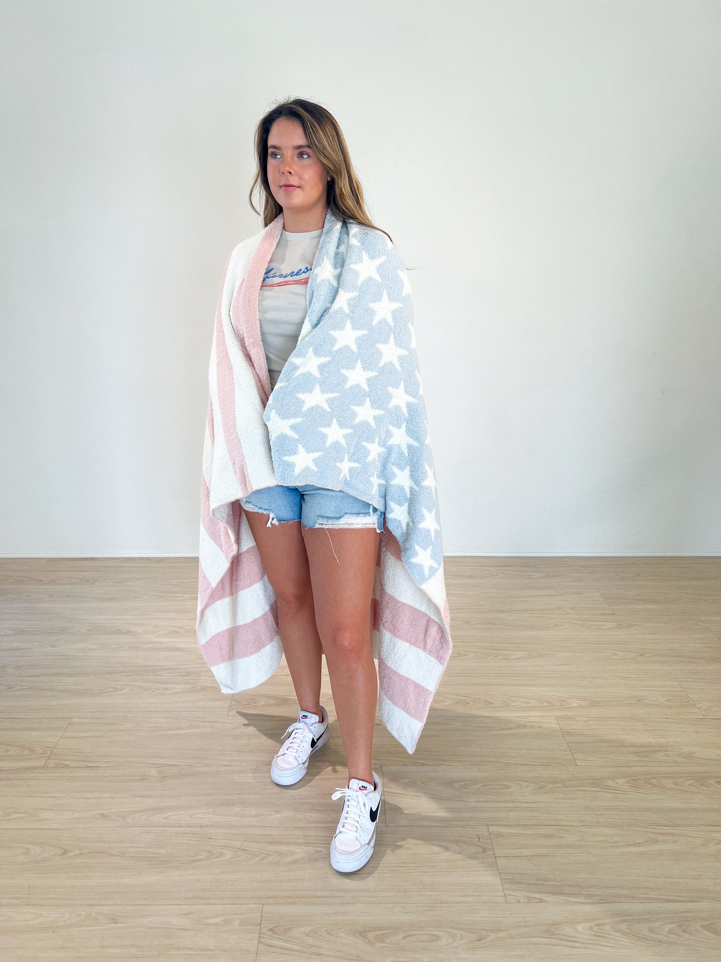 American Flag Throw Blanket