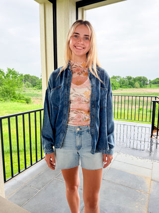 Eden Denim Button Down