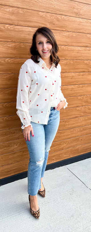 Chloe Heart Blouse