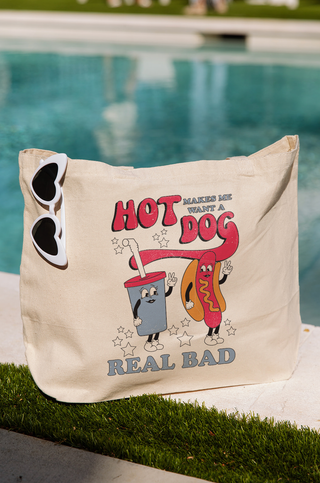 Legally Blonde Hot Dog Tote