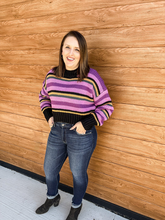Lydia Striped Sweater