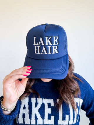 Lake Hair Trucker Hat