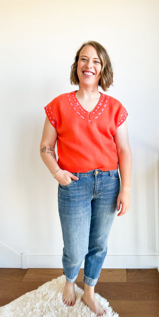 Chloe Short Sleeve Sweater