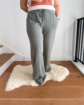 Green Drawstring Pant