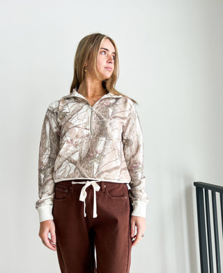 Savannah Camo Half Zip