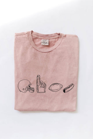 Football Row Graphic Tee