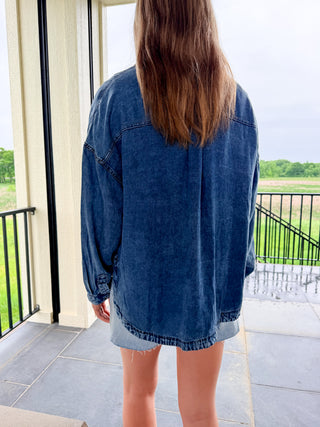 Eden Denim Button Down