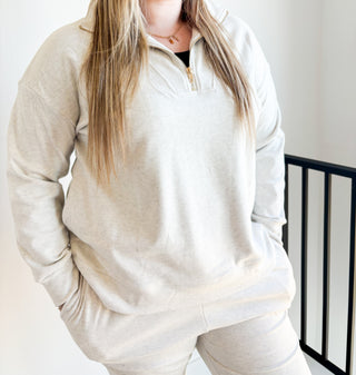 Jeanette 1/4 Zip up Sweatshirt