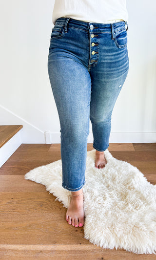 Rachael High Rise Ankle Mom Jean