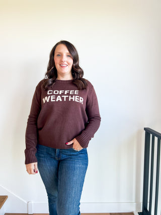 Dk. Brown Coffee Weather Sweater