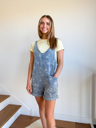 Floral Overalls