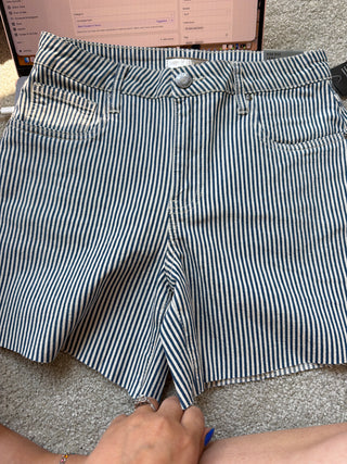 Jane High Rise Stripe Shorts