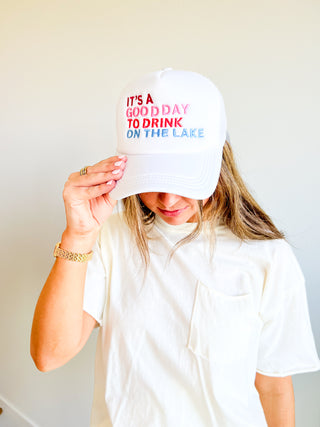 Drink on the Lake Trucker Hat