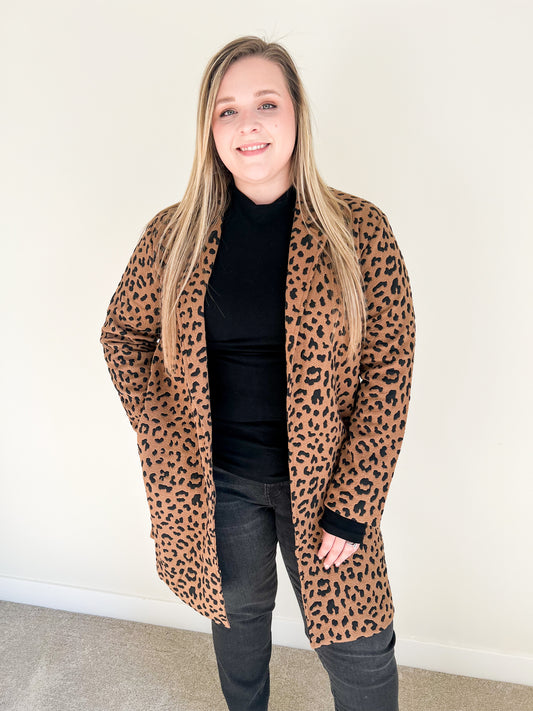 Melany Leopard Jacket