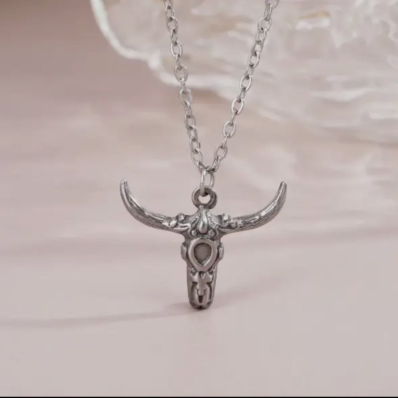 Cattle Skull Necklace