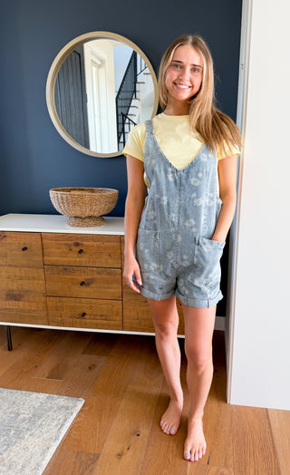 Floral Overalls