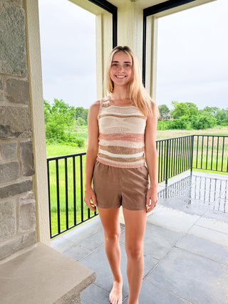 Nora Brown Shorts