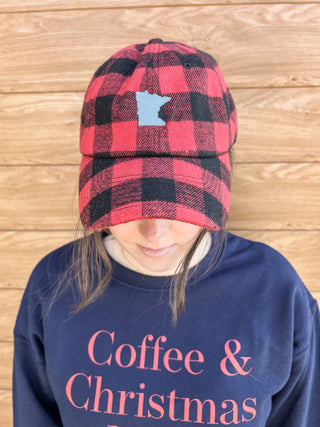 Minnesota Buffalo Plaid Hat