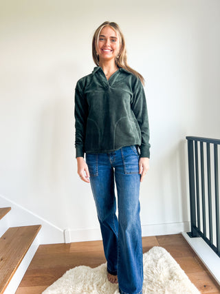 Misty Corduroy Pullover