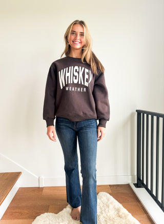 'Whiskey Weather' Crewneck