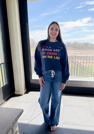 Drink on the Lake Crewneck