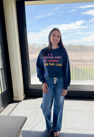 Drink on the Lake Crewneck