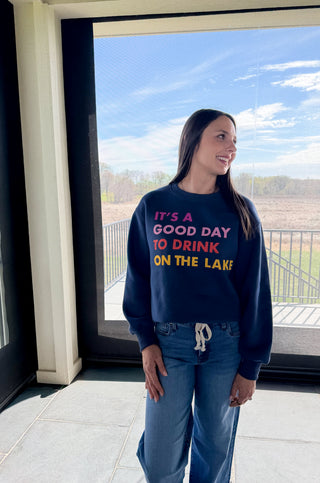 Drink on the Lake Crewneck