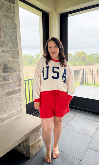 USA Oversized Crewneck