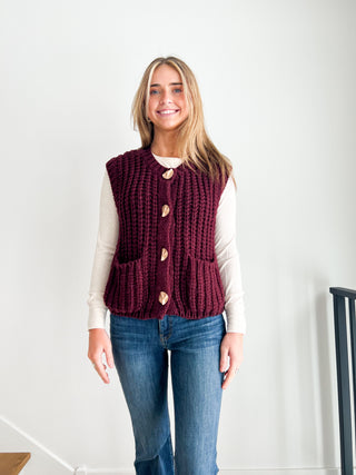 Chunky Knit Vest