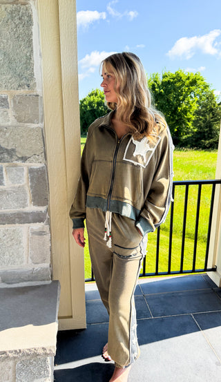 Star Sweat Jacket