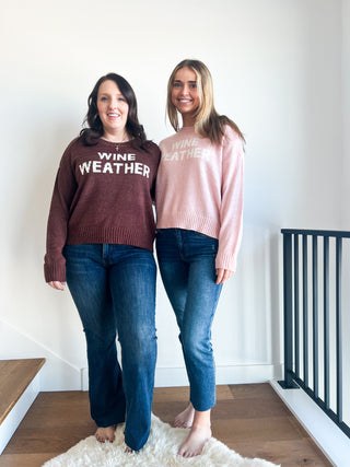 Wine Weather Sweater