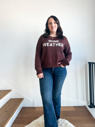 Wine Weather Sweater