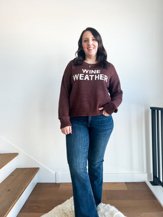 Wine Weather Sweater