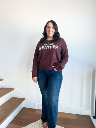 Wine Weather Sweater