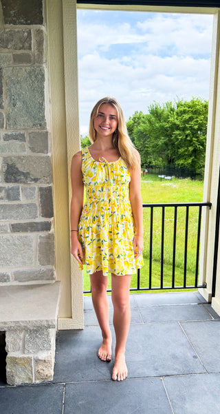 Lemon Sun Dress