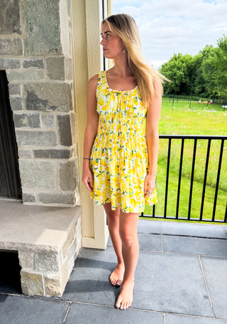 Lemon Sun Dress