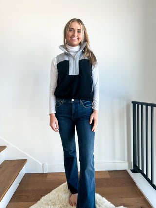 Lt. Gray & Black Vest
