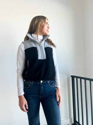 Lt. Gray & Black Vest